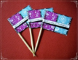 Happy Birthday Party Supply Toothpick Flag Food Pick Design 3